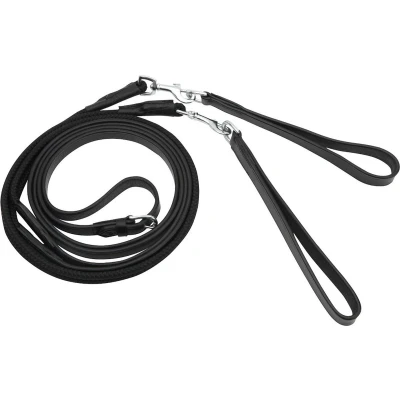 Afbeelding van Horka Slofteugel Zwart/zilver Pony