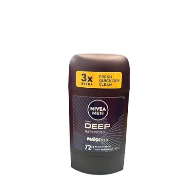 Afbeelding van Nivea Men Deodorant Stick Deep Black Carbon 50ml