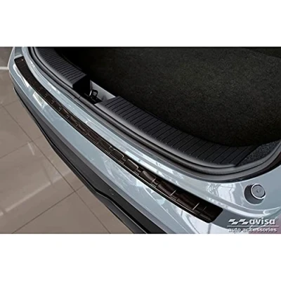 Afbeelding van Avisa Zwart RVS Achterbumperprotector voor Nissan Qashqai III 2021 &#039;Ribs&#039;
