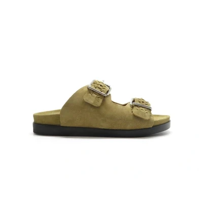 Afbeelding van PS Poelman suède slippers beige