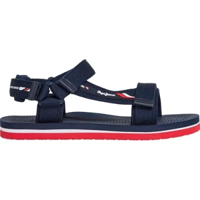 Afbeelding van Pepe Jeans WEST Sport Sandalen, Heren, Maat: 43, Navy Polyester