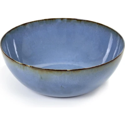 Afbeelding van Serax Terres De Rêves saladeschaal 28 cm Blauwgrijs