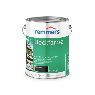 Afbeelding van Remmers Tuinhuis Beits Color 5L Zwart