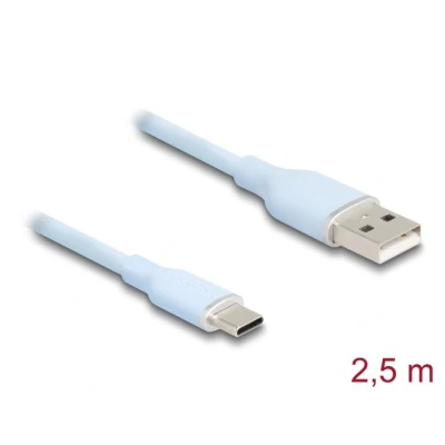 Afbeelding van Delock USB 2.0 Kabel Typ A Stecker zu Type C™ 2,5 m