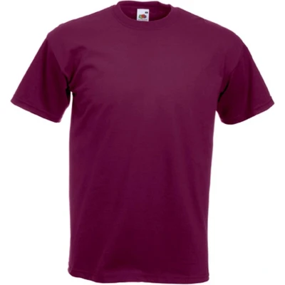 Afbeelding van Fruit of the Loom t shirts XL bordeaux