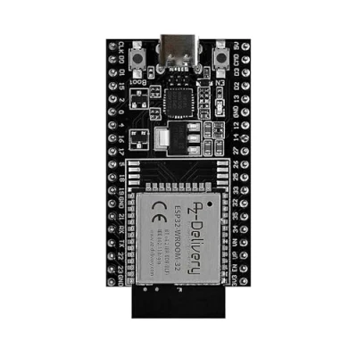 Afbeelding van AZDelivery 1 x ESP32 Dev Kit C V4 NodeMCU WLAN WiFi Development Board met USB aansluiting, compatibel Arduino inclusief e book (ESP32 V2 opvolger)