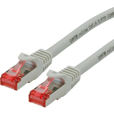 Afbeelding van ROLINE patchkabel Cat.6 S/FTP (PiMF), componentniveau, LSOH, grijs, 5 m
