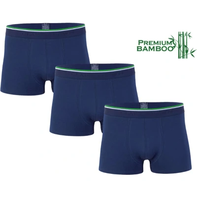Afbeelding van 3 stuks Heren boxershort Bamboe Ondergoed Marineblauw Maat XL