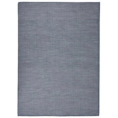 Afbeelding van Buitenkleed platgeweven 200x280 cm blauw