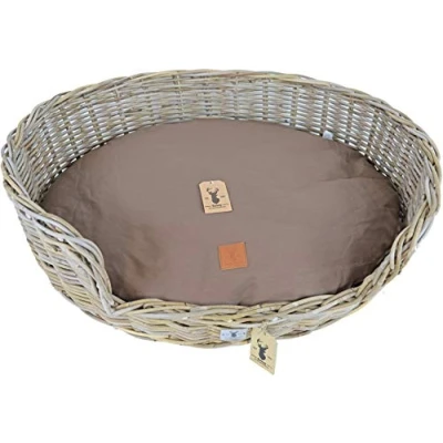 Afbeelding van Boony Est 1941 ligkussen ovaal basic brown 90 cm Gebr. de Boon