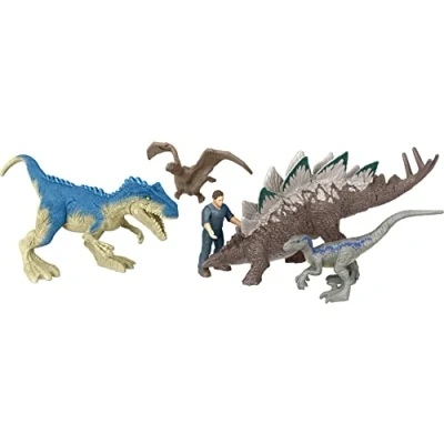 Afbeelding van Jurassic World Mini figuren 4 cm groot 5 verschillende