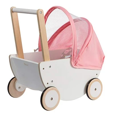Afbeelding van Howa Houten Poppenwagen Cosy Cactus Met opvouwbare kap