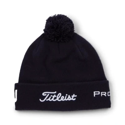 Afbeelding van Titleist Tour Pom muts, marineblauw/wit, eenheidsmaat uniseks volwassenen, Eén maat