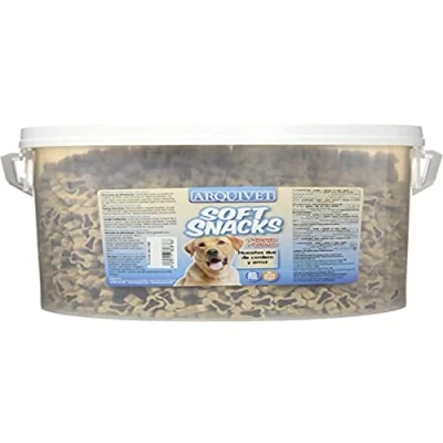 Afbeelding van Arquivet Zachte lams en rijstsnacks voor honden, 4800 g, natuurlijke snacks in botvorm, lekkernijen lekkernijen, prijzen beloningen honden