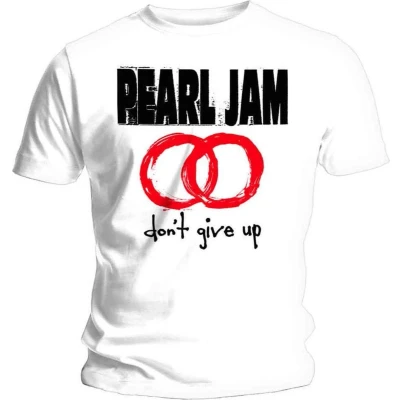 Afbeelding van Pearl Jam Don&#039;t Give Up Heren T shirt L Wit