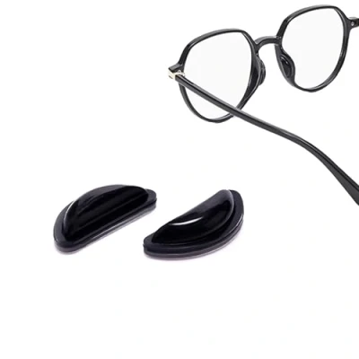 Afbeelding van PIPJOY Eyeglass Neus Pads, Zelfklevende Anti Slip Zachte Siliconen Pad Kussen voor Bril, Zonnebril (10 Zwarte Paren)