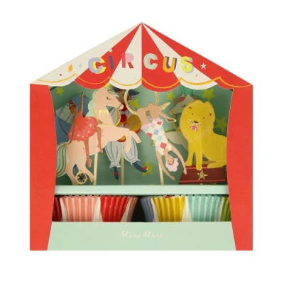 Afbeelding van meri cupcake set circus