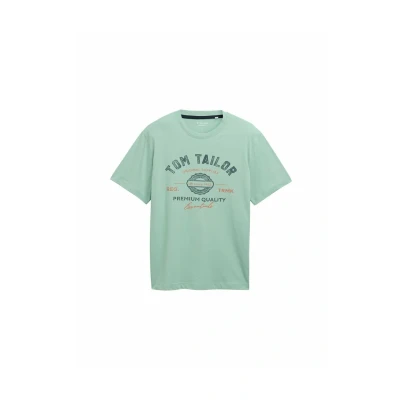 Afbeelding van TOM TAILOR T shirt voor heren, 22577 stofgroen, M