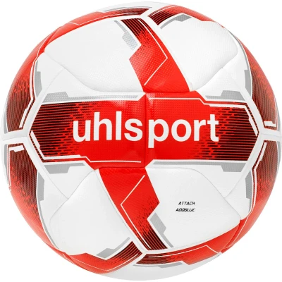 Afbeelding van Uhlsport Attack Addglue Voetbal Wit Rood Zilver Maat 4