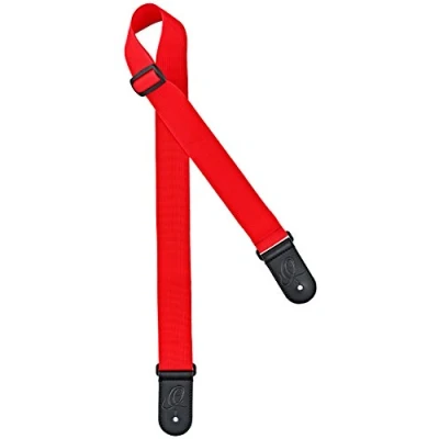 Afbeelding van Ortega ONS50STD RD gitaarband nylon rood