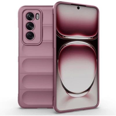 Afbeelding van Oppo Reno 12 Hoesje Siliconen en TPU (zacht) imoshion Softcase/Backcover Paars Telefoonhoesje