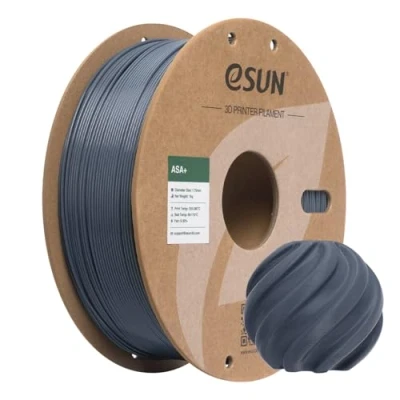Afbeelding van eSUN ASA+ 1,75mm GREY 1kg (1.75 mm, 1000 g, Grijs), 3D print filamenten, Grijs
