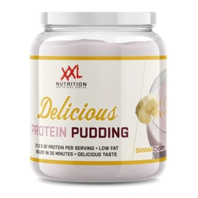 Afbeelding van XXL Nutrition Delicious Protein Pudding Eiwitrijke Snack &amp; Dessert Proteïne: 22 Gram Banaan Kers 440