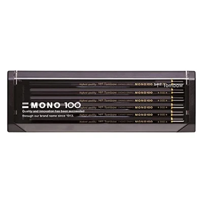 Afbeelding van Tombow Mono 100 9H potlood hardheid 9H, set van 12