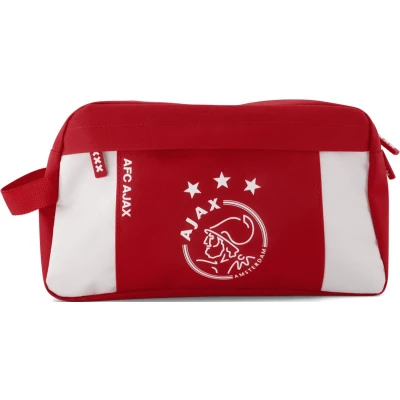 Afbeelding van Ajax toilettas wit/rood