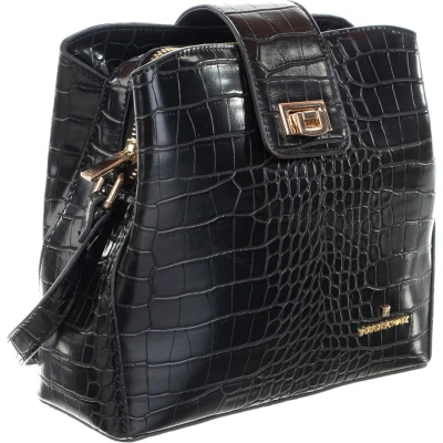 Afbeelding van Bodenschatz Schoudertas Crossover Bag Black Zwart