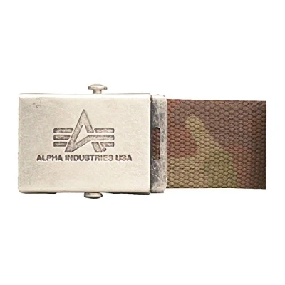 Afbeelding van Alpha Industries Heavy DUTY BELT Riem, Heren, Maat: One Size, Camo