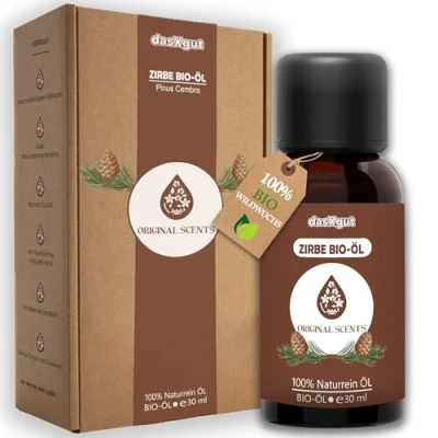 Afbeelding van DasXgut Biologische arvenolie 30 ml [100% natuurzuiver] echte etherische olie voor diffuser E5004121