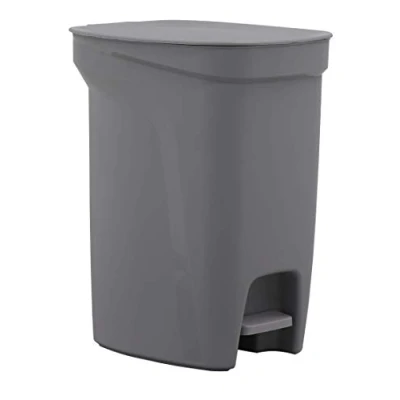 Afbeelding van Tramontina Pedaalafvalemmer, 10 liter, kunststof, grijs