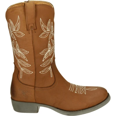 Afbeelding van Giga Shoes G4495 MeisjesLaarzenKinderlaarsjes Kleur: Cognac Maat: 33