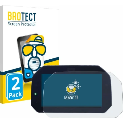 Afbeelding van BROTECT Screenprotector voor BMW F 900 R 2019 Connectivity TFT 6.5&quot; Folie Beschermfolie matte (2 Stuks)