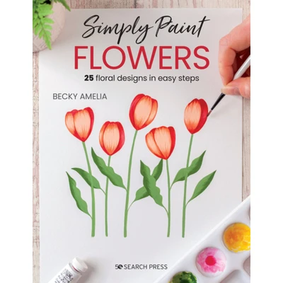 Afbeelding van Simply Paint Flowers: 25 Inspiring Designs in Easy Steps