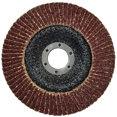 Afbeelding van GEKO Aluminiumoxide lamellenschijf slijpen en afwerken 125 mm korrel 100