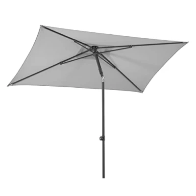 Afbeelding van Schneider Schirme Parasol Sevilla, zilvergrijs, 240 x 140 cm rechthoekig, 667 14, frame staal, bekleding polyester, 4,6 kg