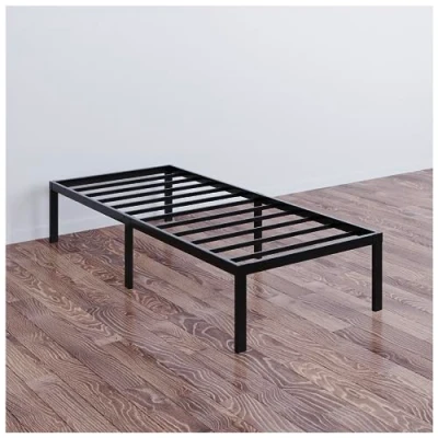 Afbeelding van Dreamzie Metalen Onderstel Voor Bed Matras 80x190 cm Tweepersoonsbedden of Matrassen Stevige, eenvoudige montage, grote opbergruimte Zwart Bedframe