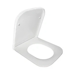 Afbeelding van Wiesbaden Sky toiletzitting softclose en quick release glans wit