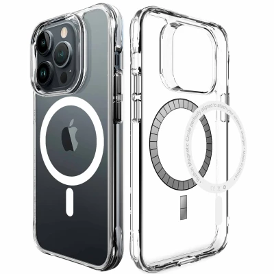 Afbeelding van Apple iPhone 14 Pro Max MagSafe Hoesje Kunststof iMoshion Hardcase/Backcover Transparant Telefoonhoesje Shockproof/Valbescherming
