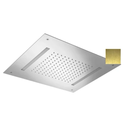 Afbeelding van SB Easy Chromotherapy Regendouche inbouw PVD goud 1208955425