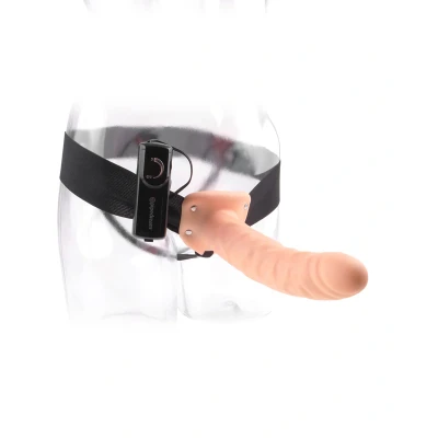 Afbeelding van Holle Strap On Harnas Met Vibrator 20 cm