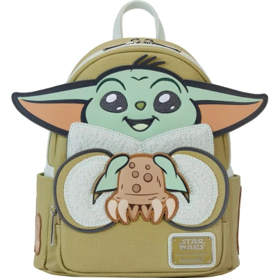 Afbeelding van Star Wars Loungefly Mini Backpack The Mandalorian Grogu and Crabbies