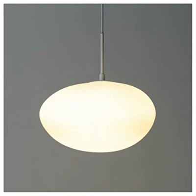 Afbeelding van KOSILUM Hanglamp in opaalwit glas Veglia warm wit licht verlichting woonkamer slaapkamer keuken hal 5 W 500 lm geïntegreerde led IP20