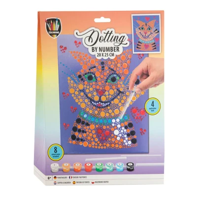 Afbeelding van Creative Craft Group Stippen Schilderen op Nummer Dier
