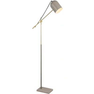 Afbeelding van Searchlight Odyssey Vloerlamp 59 X 149 Cm Grijs En Goud