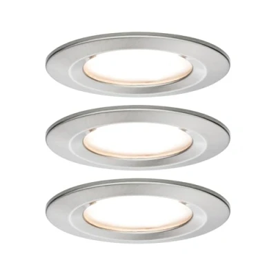 Afbeelding van Paulmann set LED 3x6,8W 2700K 51mm fe geb/alu