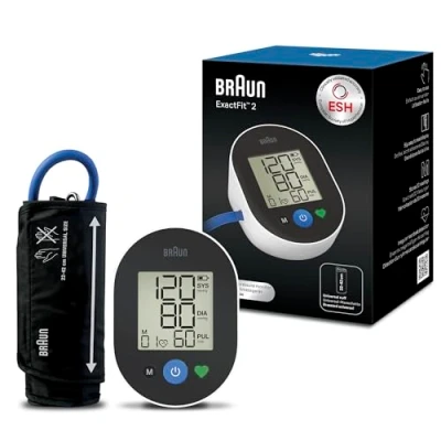 Afbeelding van Braun ExactFit™ 2 Bovenarmbloeddrukmeter Klinisch gevalideerde nauwkeurigheid Kleurgecodeerde indicator Universele manchet Voor thuisgebruik BUA4050