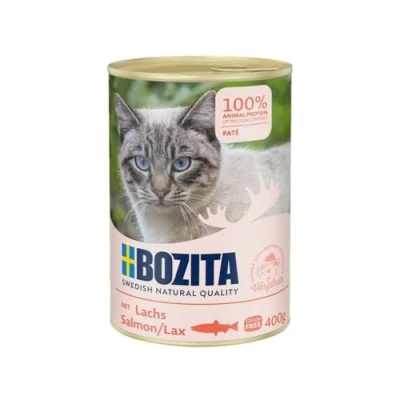 Afbeelding van Bozita 6 x 410 g Nat Kattenvoer Zalm